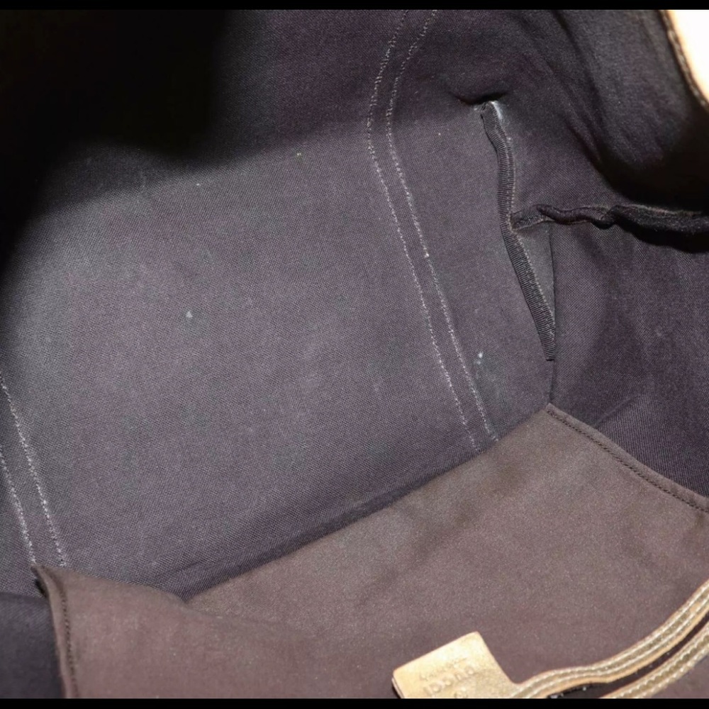 ❤️SOLD❤️Authentic GUCCI BrownTan GG Signature Tote - Picture 4 of 8